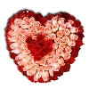 Romantic Heart Shaped Flower Bouquet