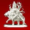 Silver Durga Idol